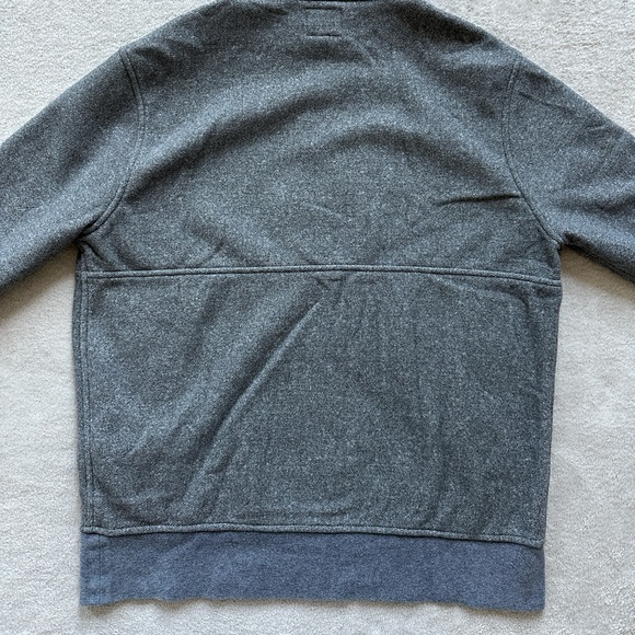J.Crew Half Zip Fleece Sweater Gray Men’s Size Medium - Picture 7 of 7